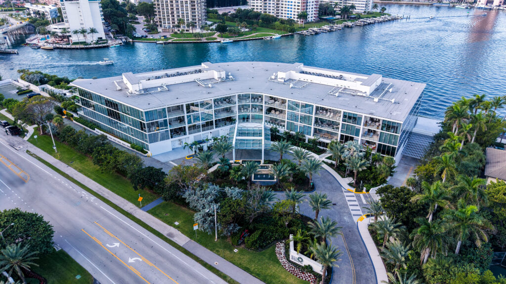 Intracoastal Waterway views from Boca Beach Residences in Boca Raton