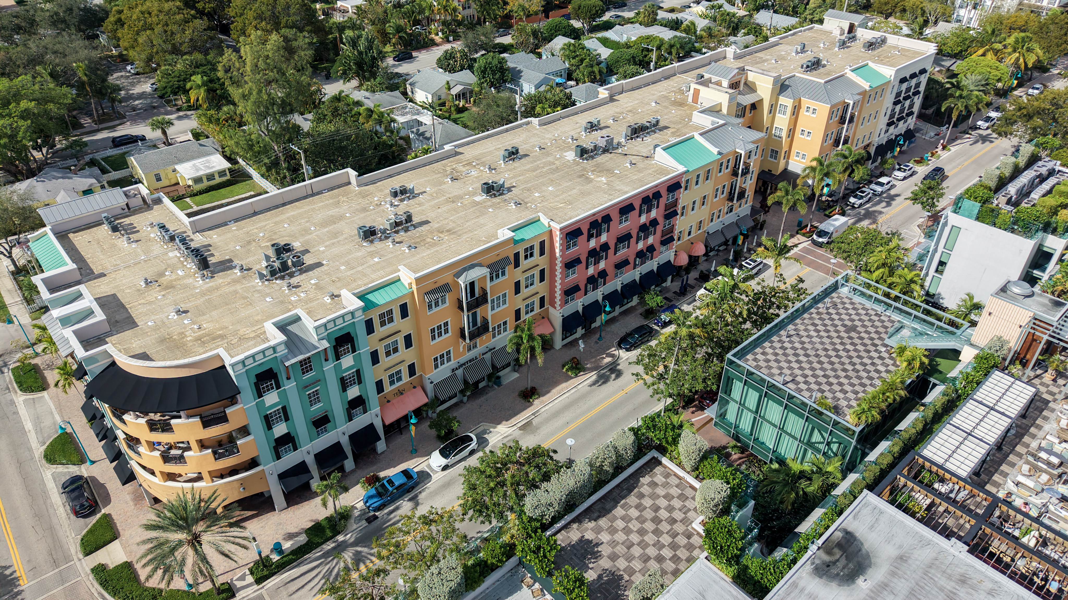 City Walk condos in the Pineapple Grove district of downtown Delray Beach, Florida