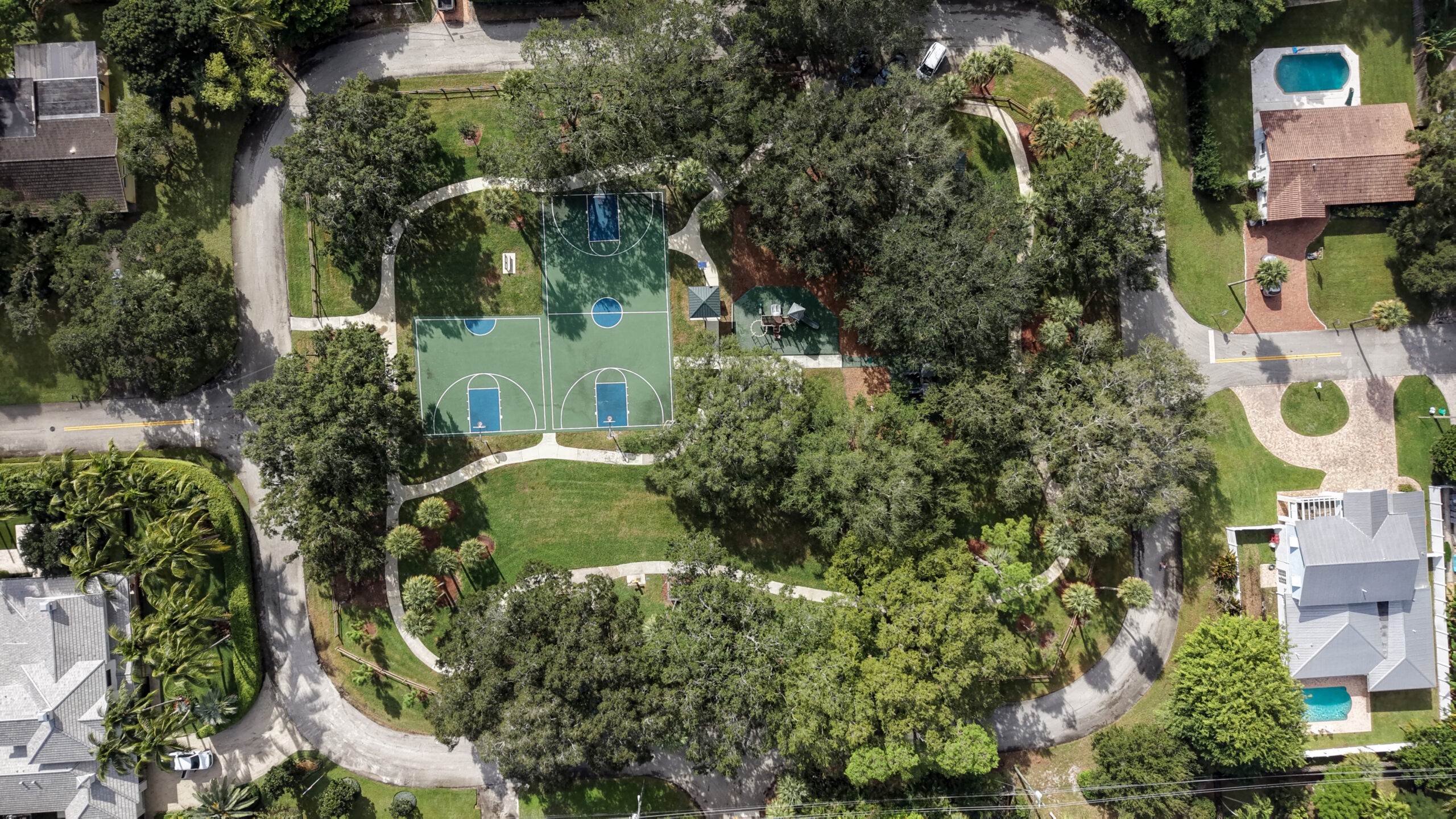 Neighborhood park and green space in Palm Beach Farms Boca Raton