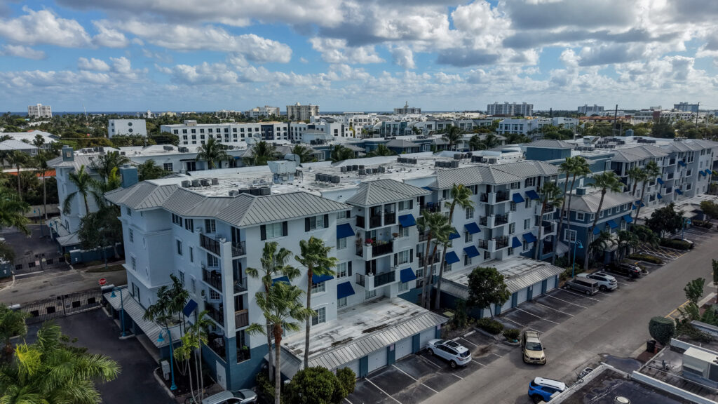 Condominium buildings in the Pineapple Grove district of Delray Beach